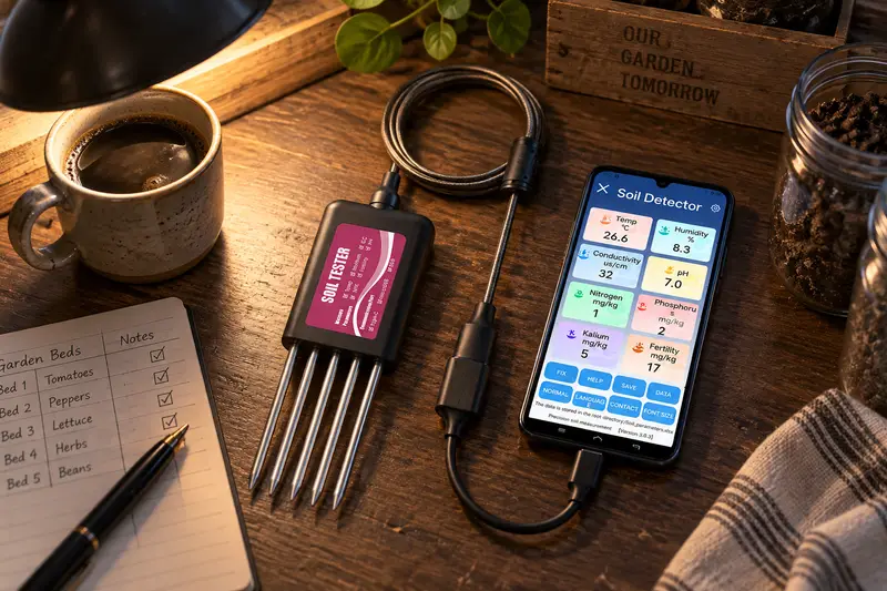Smart Soil Tester — After-Dark Report Prep