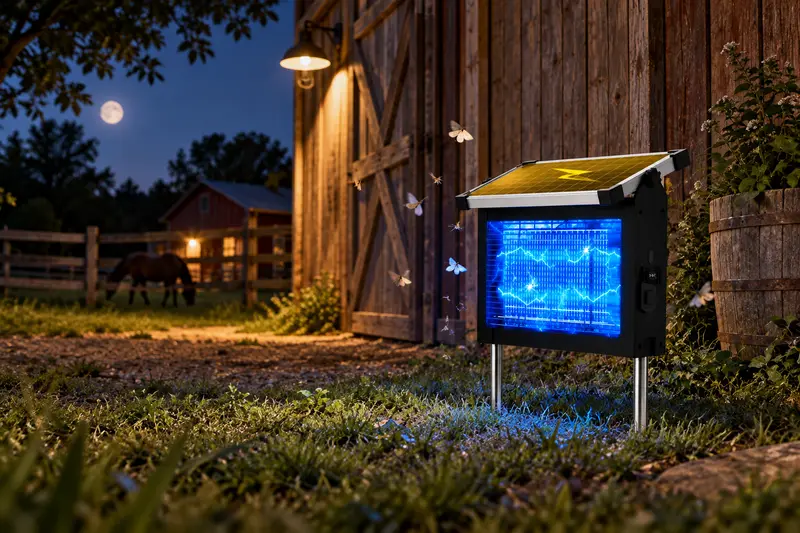 Solar Bug Zapper — Moths After Dark