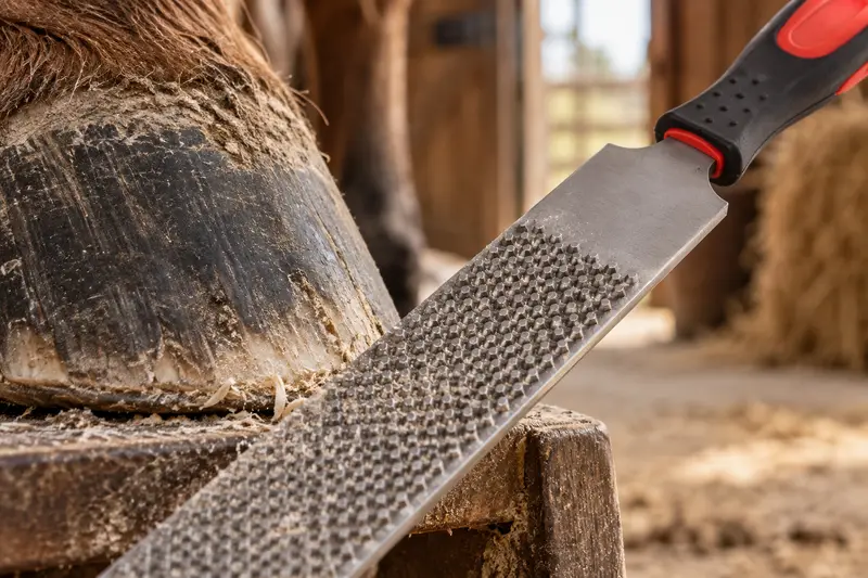 Double-Sided Hoof Rasp — Dusty Stable Maintenance