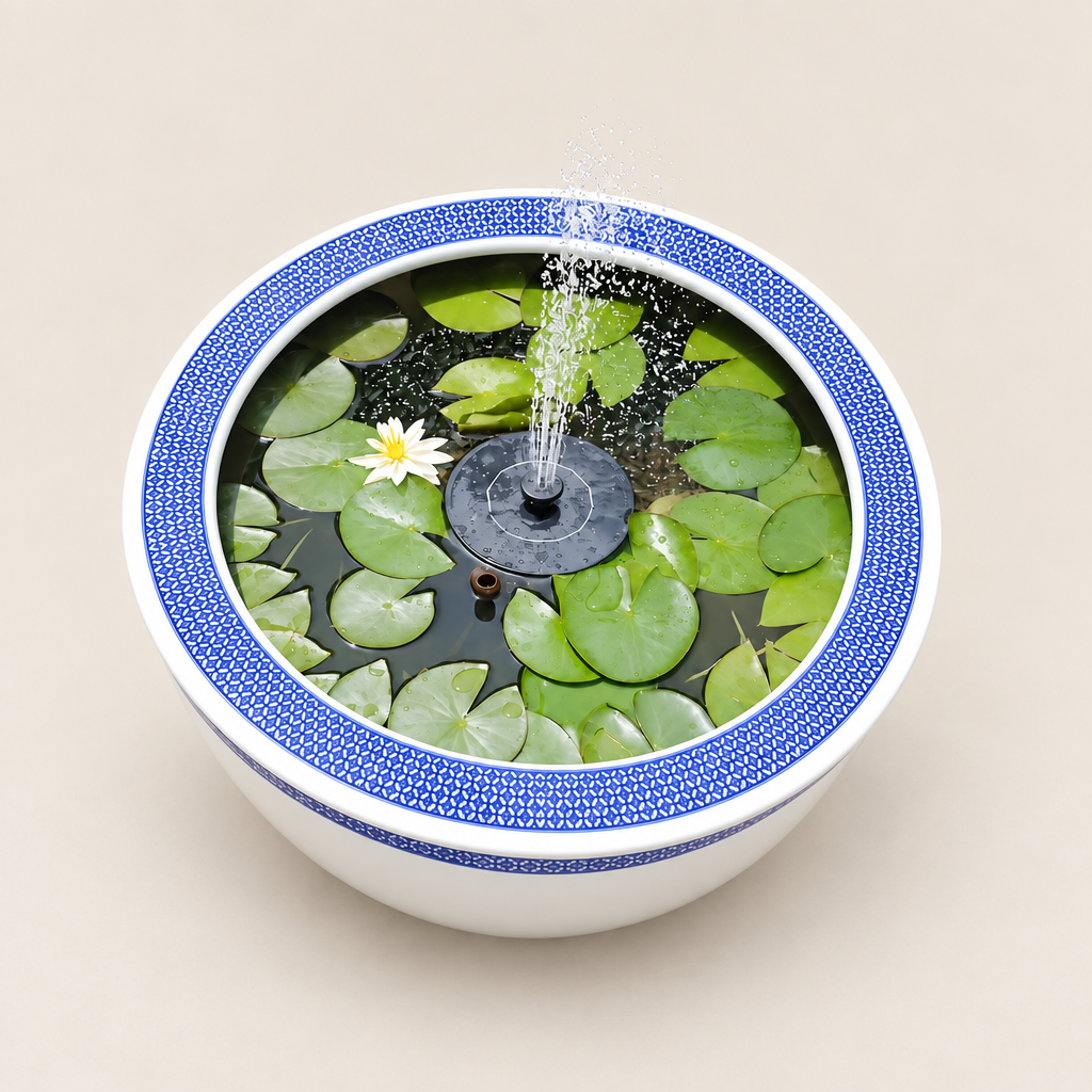 Solar Water Fountain