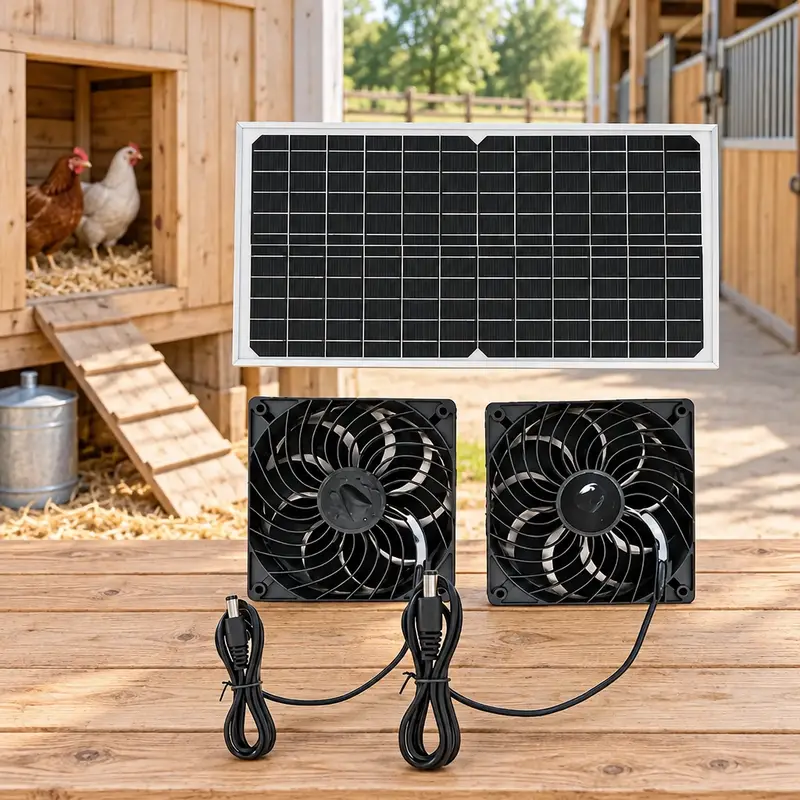 Solar-Powered Exhaust Fan - view 5