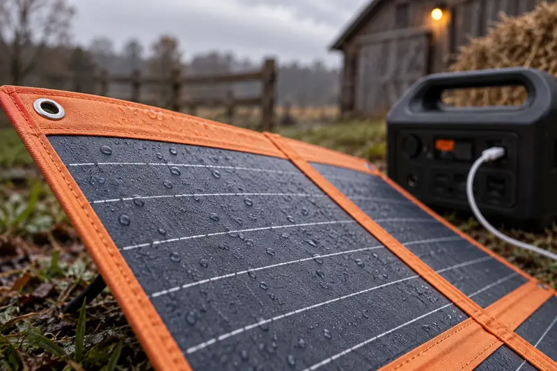Foldable Solar Panel Charger — Overcast Camp