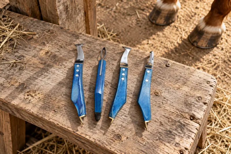 Wooden Handle Hoof Knife - view 3