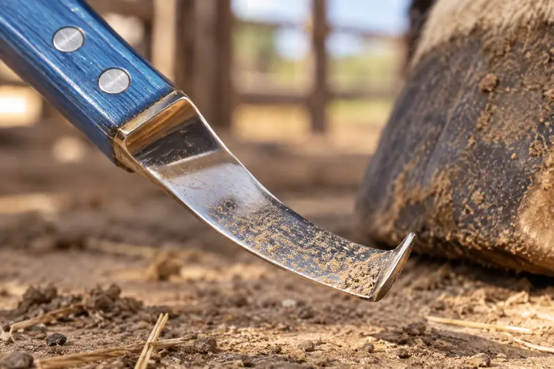 Wooden Handle Hoof Knife — After Dusty Turnout