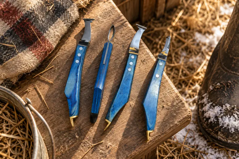 Wooden Handle Hoof Knife — Cold-Season Kit Check