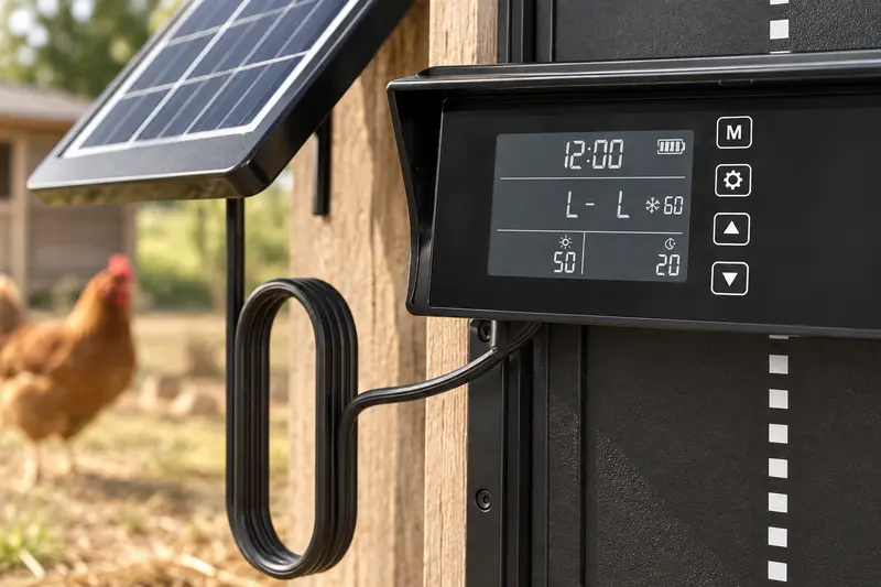 Solar Automatic Coop Door - view 2