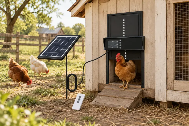 Solar Automatic Coop Door - view 3