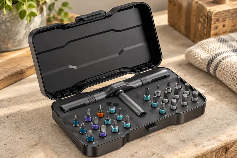 Screwdriver and Ratchet Wrench Set details