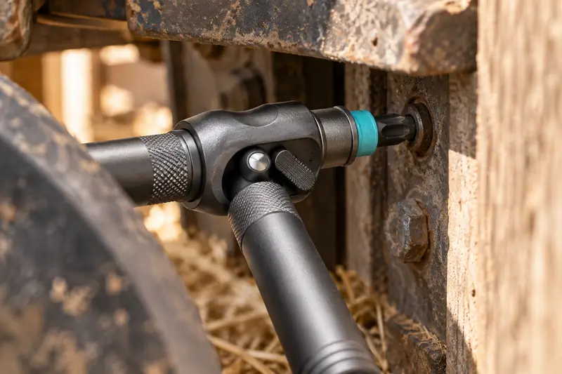 Screwdriver and Ratchet Wrench Set — Confined Fastener Access