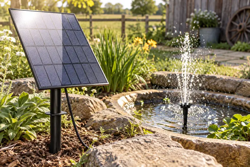 Solar Fountain Pump — Solar Project Planning