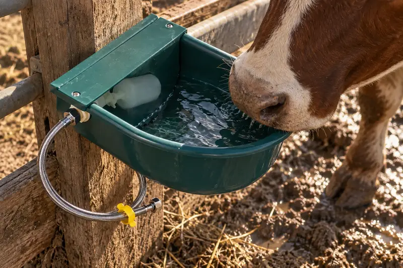 Automatic Livestock Water Bowl — Busy Cattle Pens