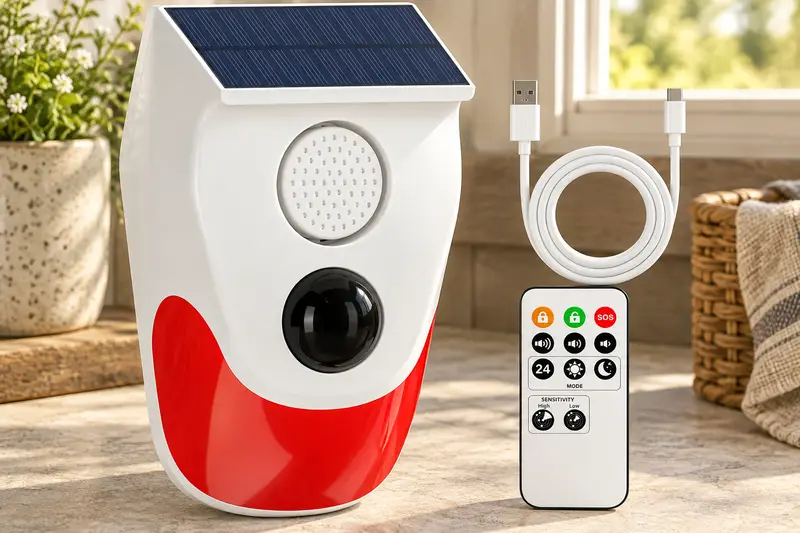 Solar Motion Sensor Alarm details