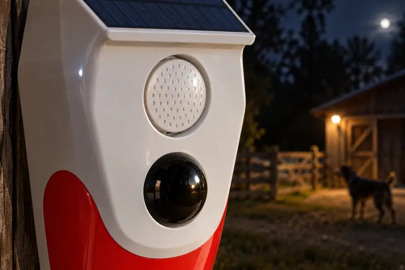 Solar Motion Sensor Alarm — Nighttime Yard Checks