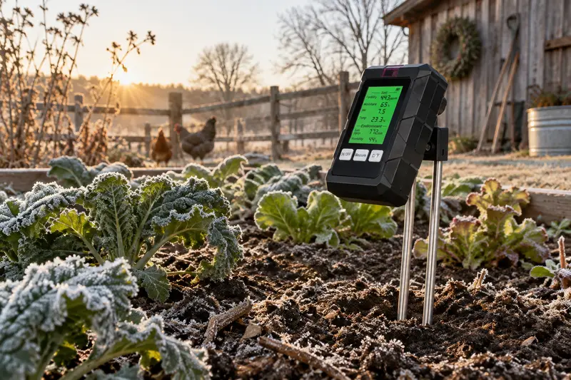 Digital Soil Meter — Cold Morning Check