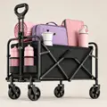 Black garden cart