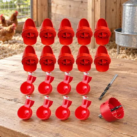 Chicken Feeder and Waterer Kit — alternate view