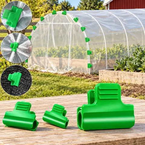 Plastic Greenhouse Clamps — alternate view
