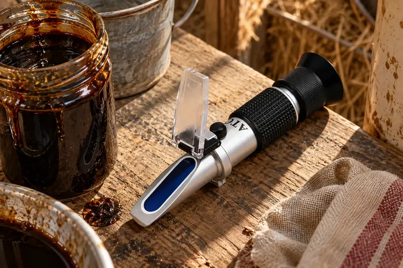 Honey Refractometer — Molasses Testing