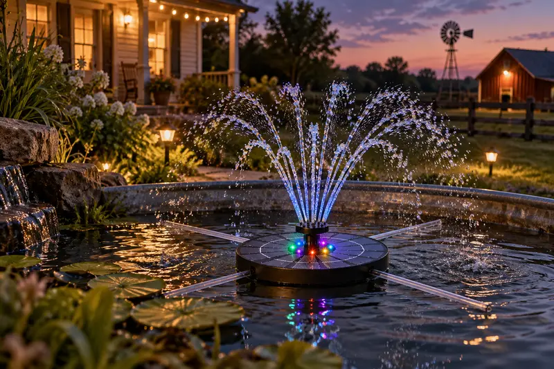 Solar Fountain — Family Evening Viewing