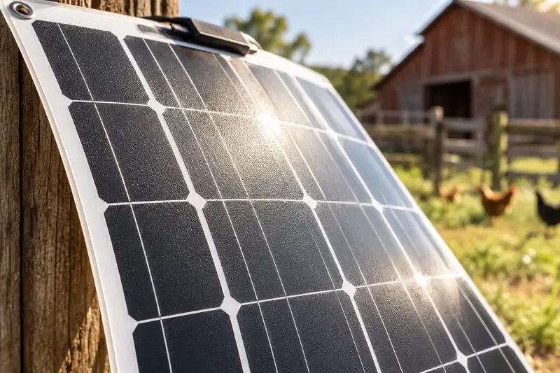 Flexible Solar Panel Kit — Unobstructed Daylight