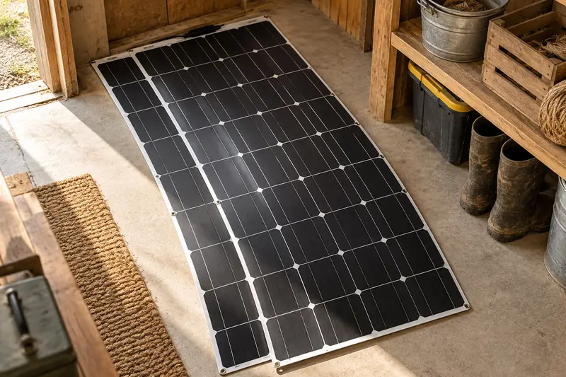Flexible Solar Panel Kit — Full-Length Storage