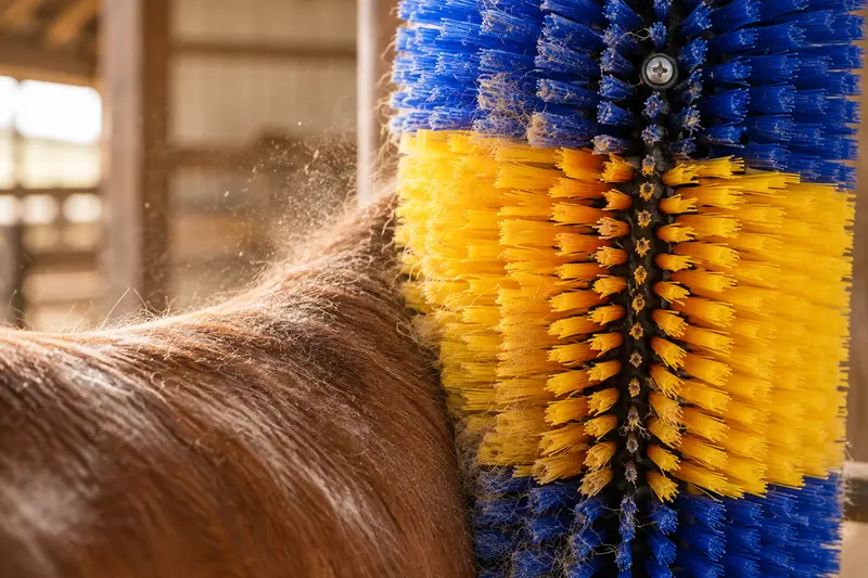 Livestock Scratching Brush — Dusty Barn Routine