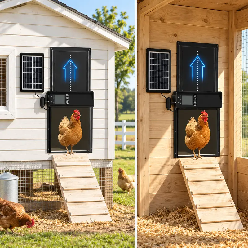 Solar-Powered Coop Door - view 5