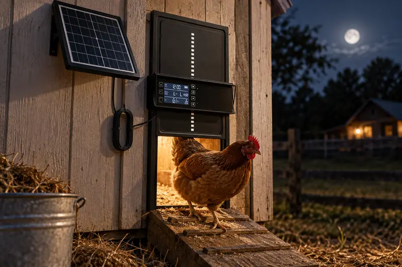 Solar-Powered Coop Door — After-Dark Equipment Review