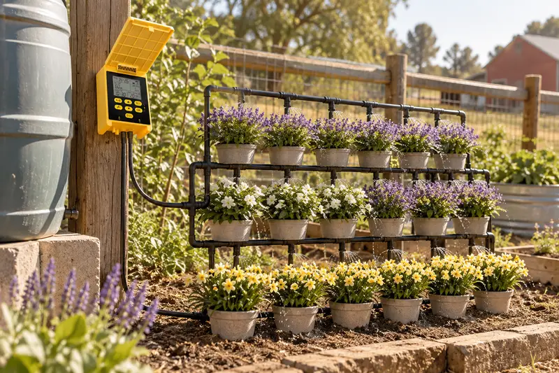 Solar Drip Irrigation System — Dry-Weather Plant Care