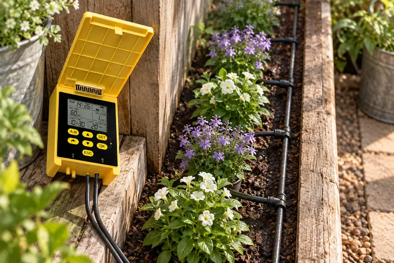 Solar Drip Irrigation System — Narrow Planting Areas