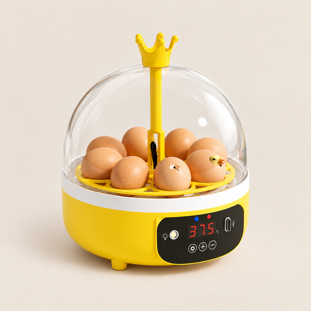 Egg Incubator with Transparent Lid