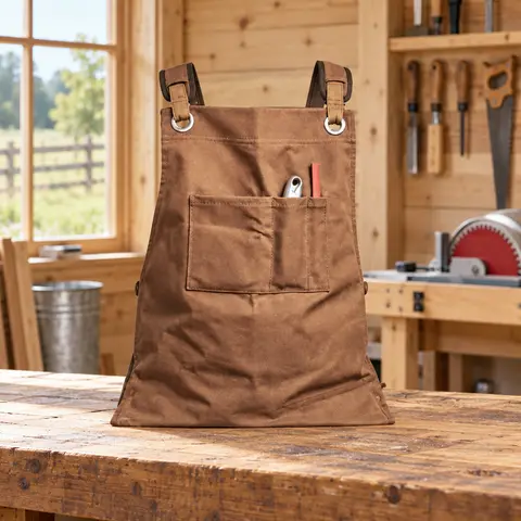 Canvas Bib Apron — alternate view
