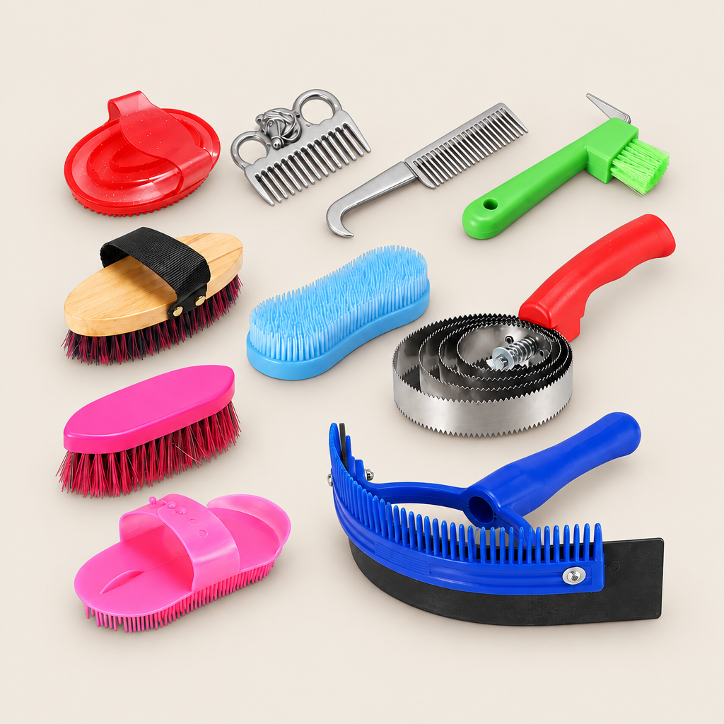 10-Piece Horse Grooming Kit