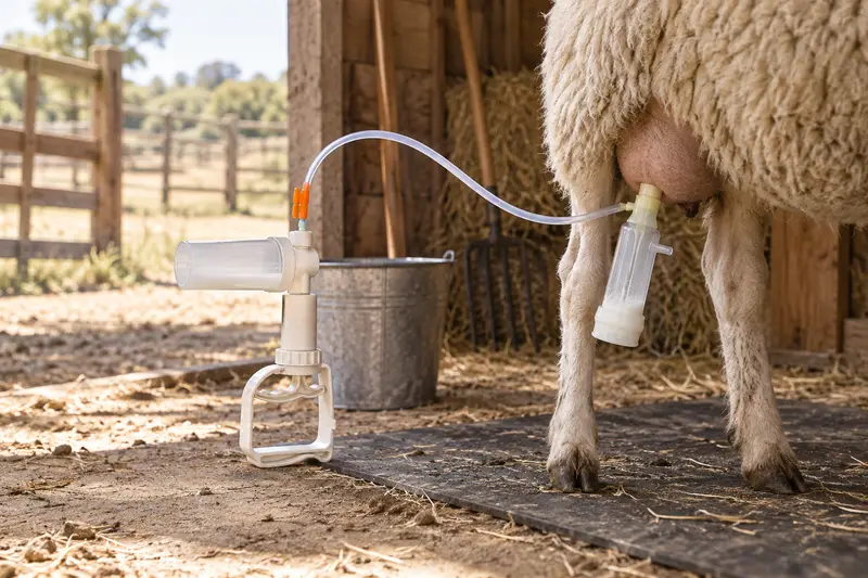 Manual Milking Pump — Dust Outside The Shed
