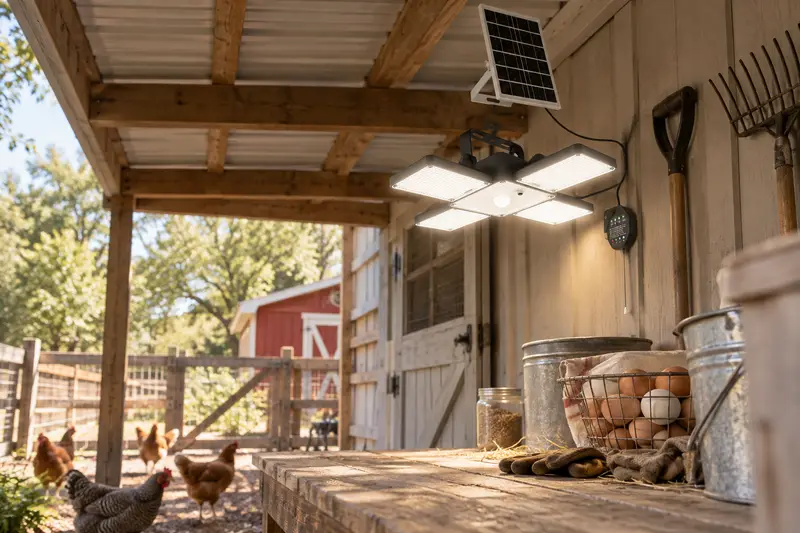 Solar Pendant Light — Crowded Chore Table