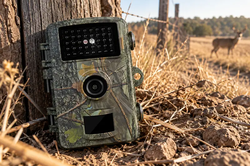 Infrared Trail Camera — Dusty Field Edges