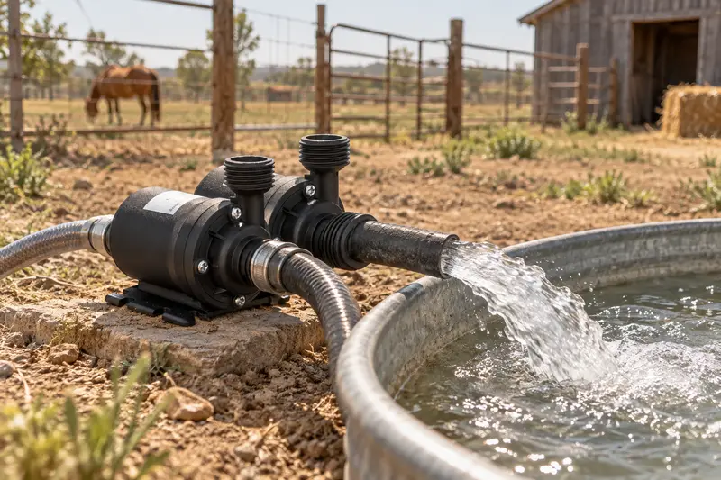 12V Water Circulation Pump — Dusty Site Planning