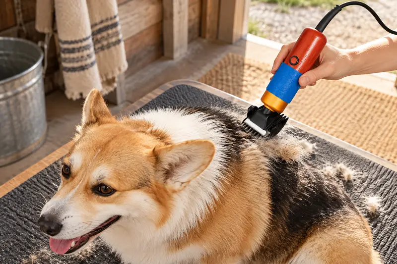 Electric Animal Clippers — Limited-Space Preparation