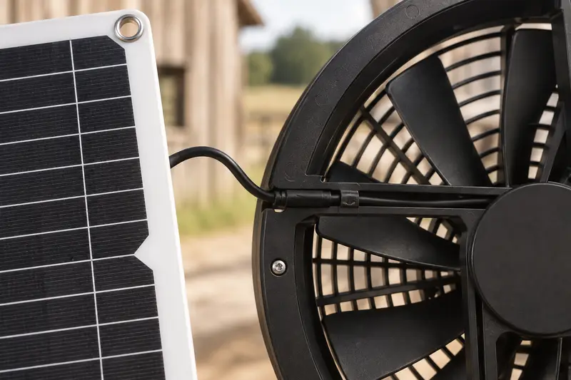 Solar Ventilation Fan - view 2
