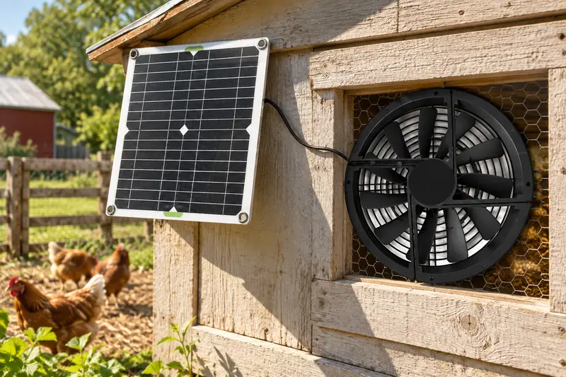 Solar Ventilation Fan — Sunny Ventilation Duty