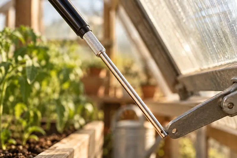 Greenhouse Vent Opener Cylinder — Warm Greenhouse Preparation