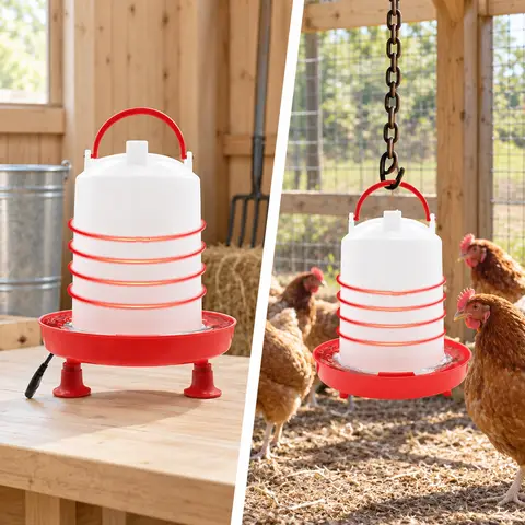 Heated Chicken Waterer — alternate view
