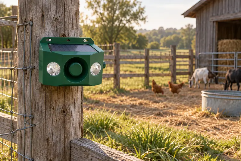 Solar Animal Repeller — Livestock Area Planning