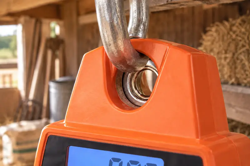 Digital Hanging Scale — Cramped Farm Storage