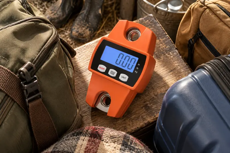 Digital Hanging Scale — Tight Packing Area