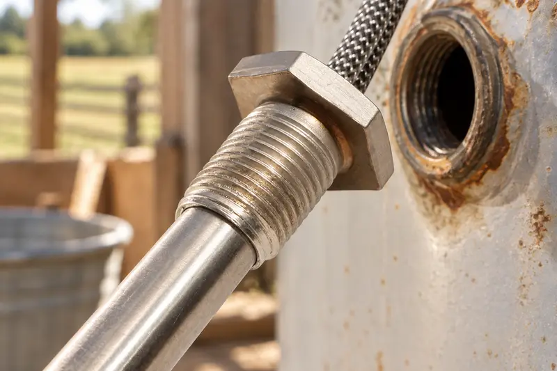 Threaded Cartridge Heater — Water Tank Maintenance
