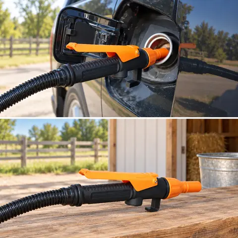 Battery-Powered Fuel Transfer Pump — alternate view