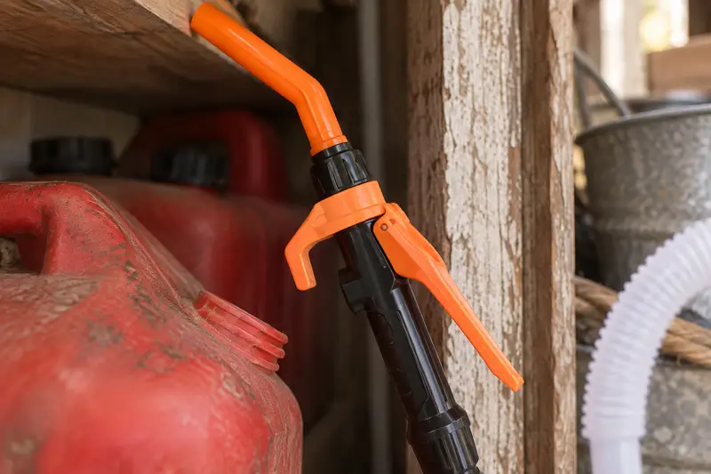Battery-Powered Fuel Transfer Pump — Gasoline In Cramped Storage