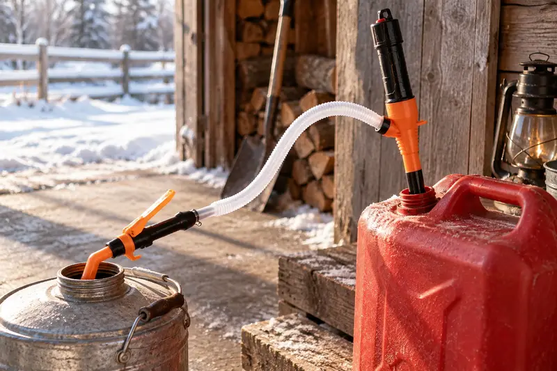 Battery-Powered Fuel Transfer Pump — Kerosene On Cold Mornings