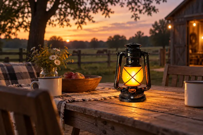Rechargeable Lantern — Evening Table Conversation